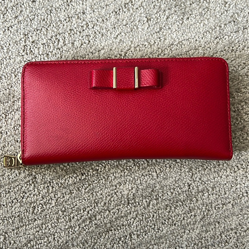 Red Coach Wallet